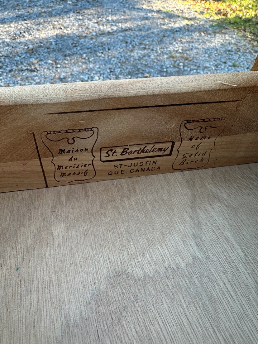 Vintage MCM Solid Birch Corner Writing Desk (CAN DELIVER) - photo 2