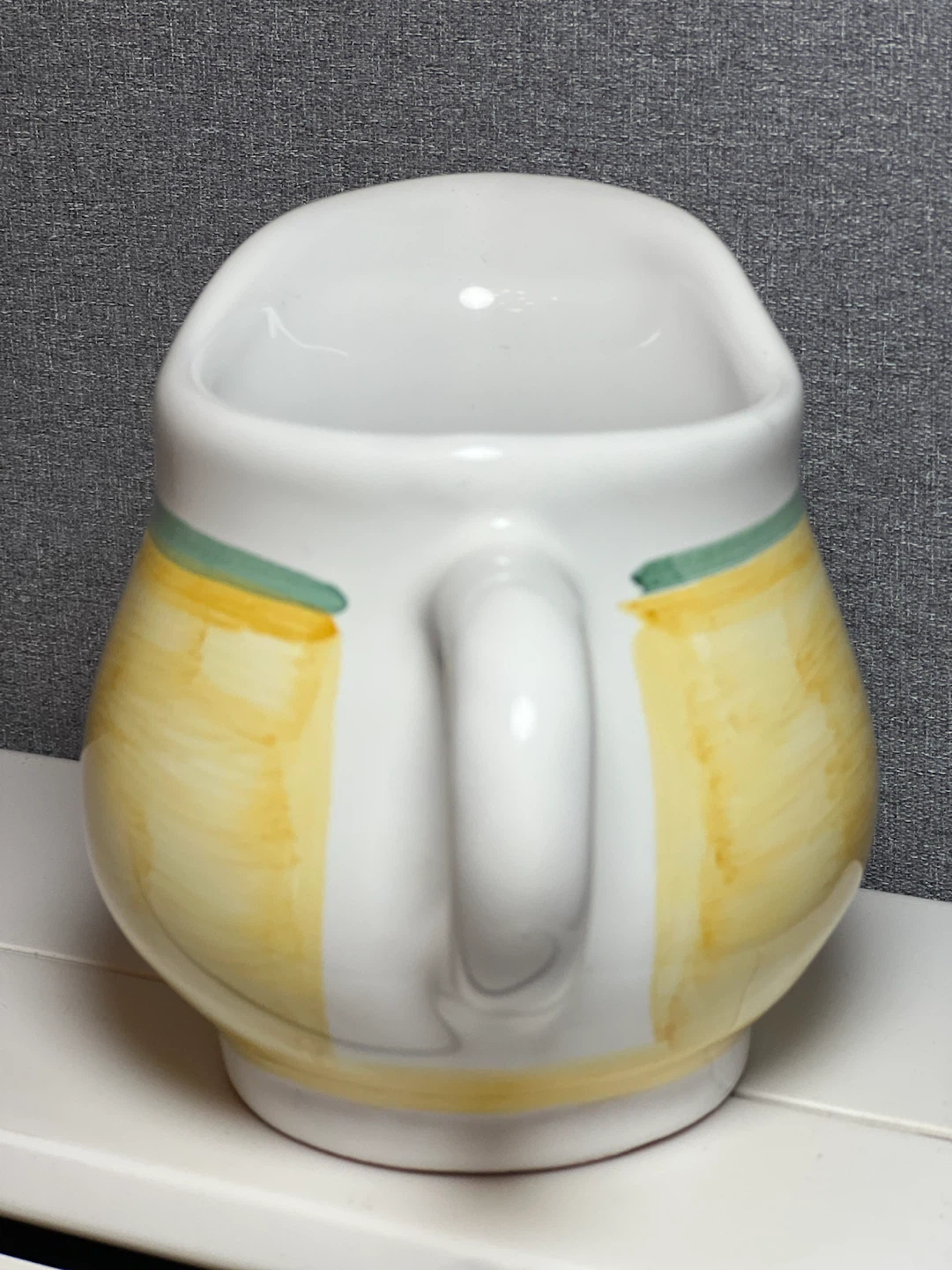 Vintage Caleca Hand-Painted Italian Ceramic Pitcher - photo 4