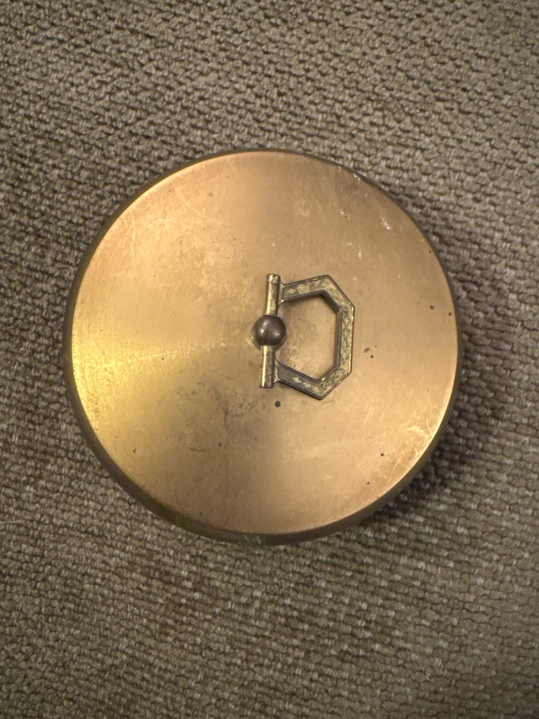 Vintage Brass Keepsake Box