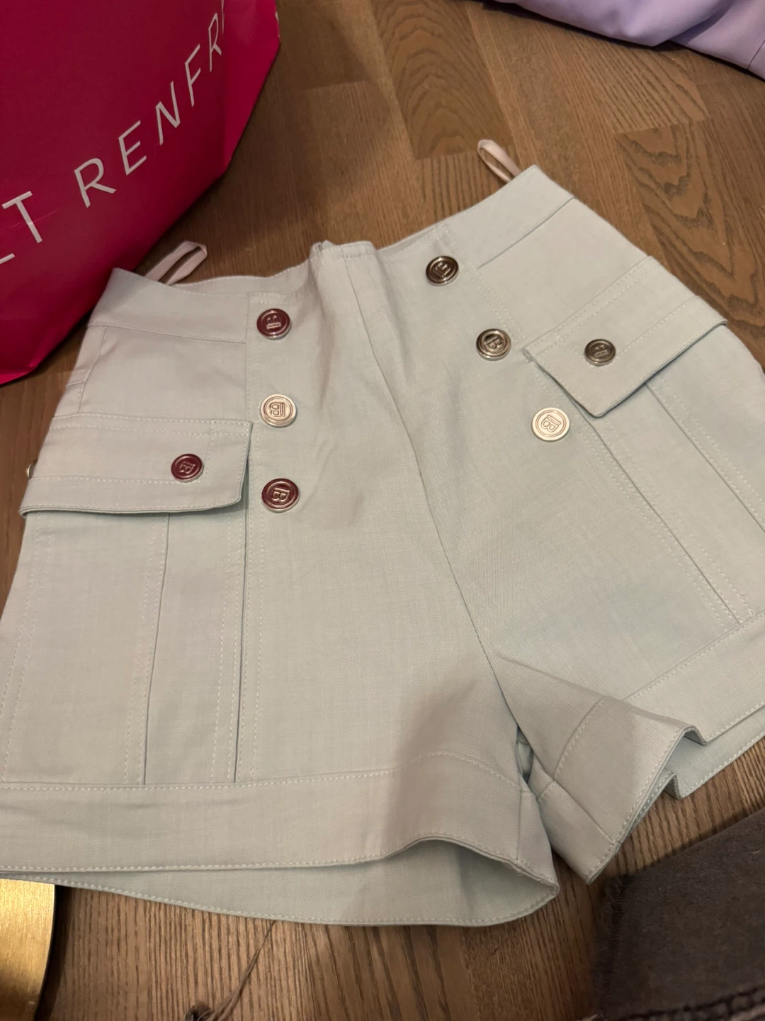 Balmain styled high-waisted shorts - photo 2