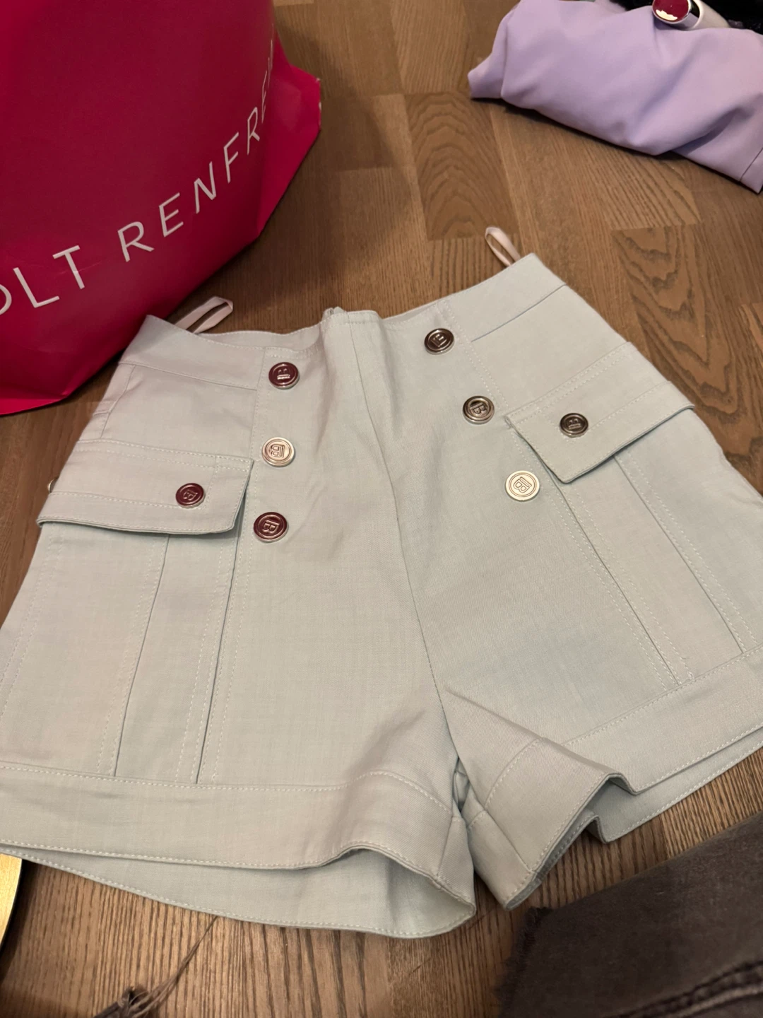 Balmain styled high-waisted shorts - photo 5