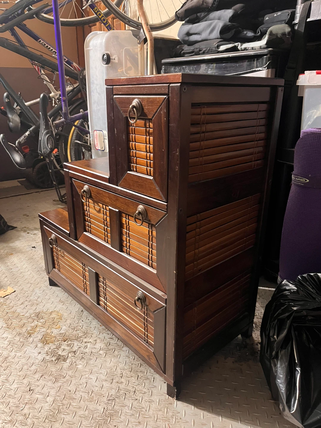 Wooden Stair-Style Storage Chest - photo 3