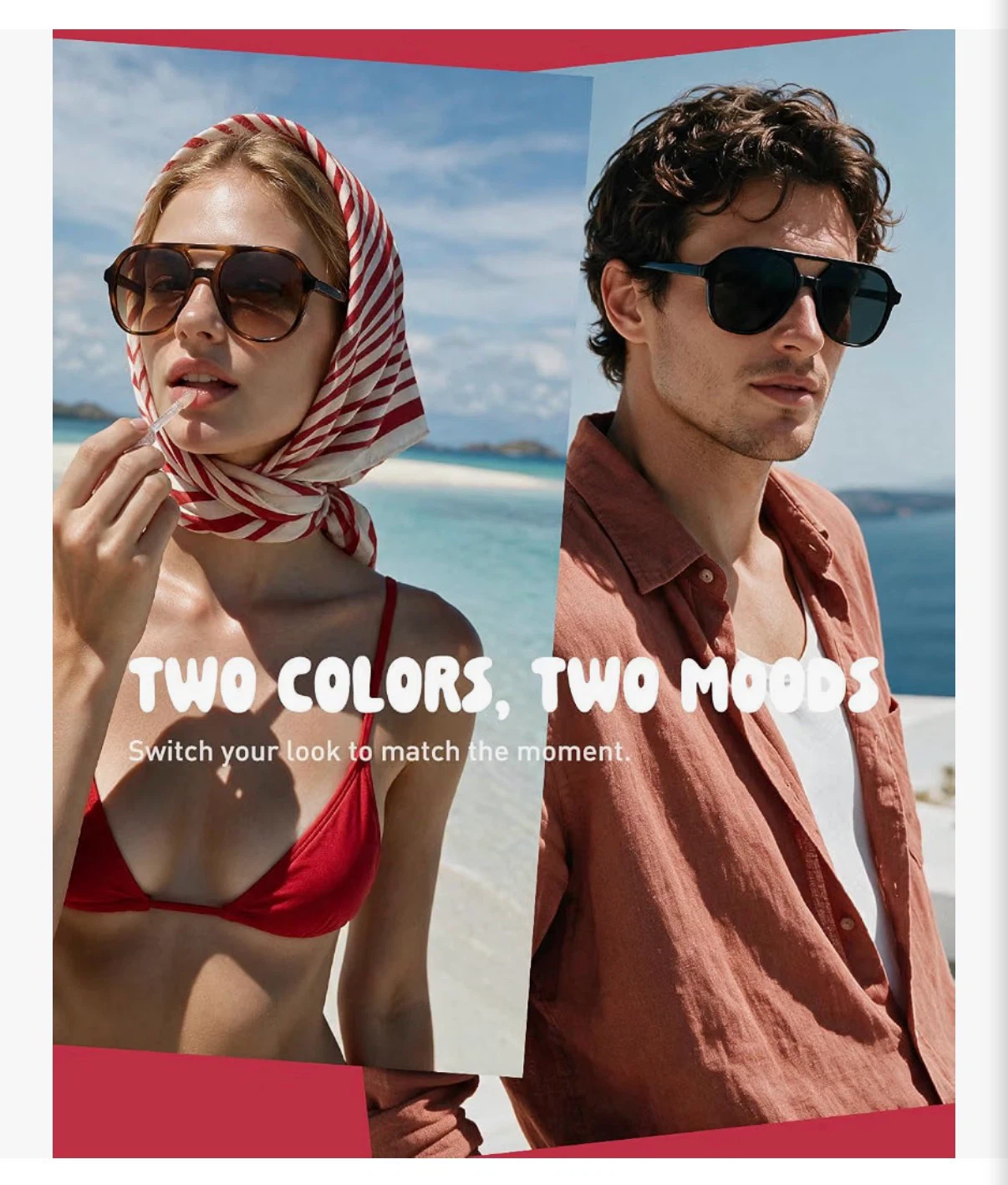UOobox 2 Pack Polarized Aviator Sunglasses - photo 2
