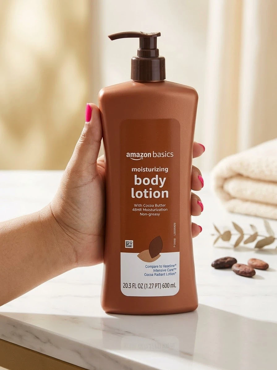 Amazon Basics Moisturizing Body Lotion Cocoa Butter