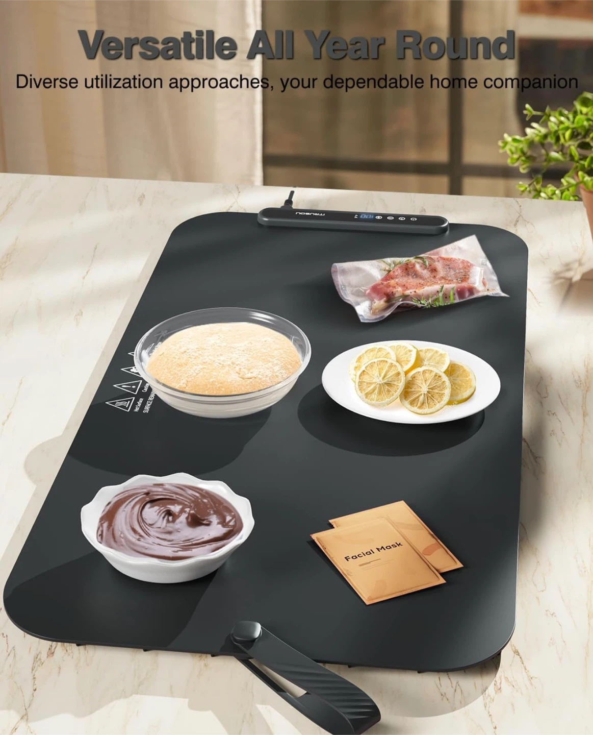 Food Warming Mat with Heat-Resistant Pad - photo 5