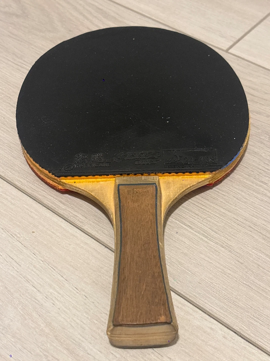 Butterfly Table Tennis Racket with Case (Hurricane 3 rubber) - photo 2