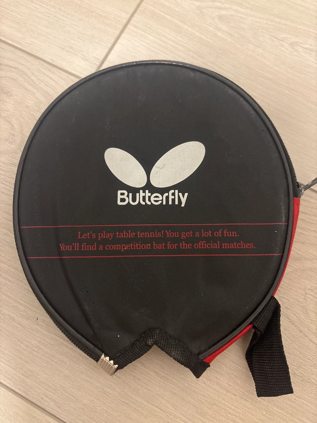 Butterfly Table Tennis Racket with Case (Hurricane 3 rubber) - photo 3