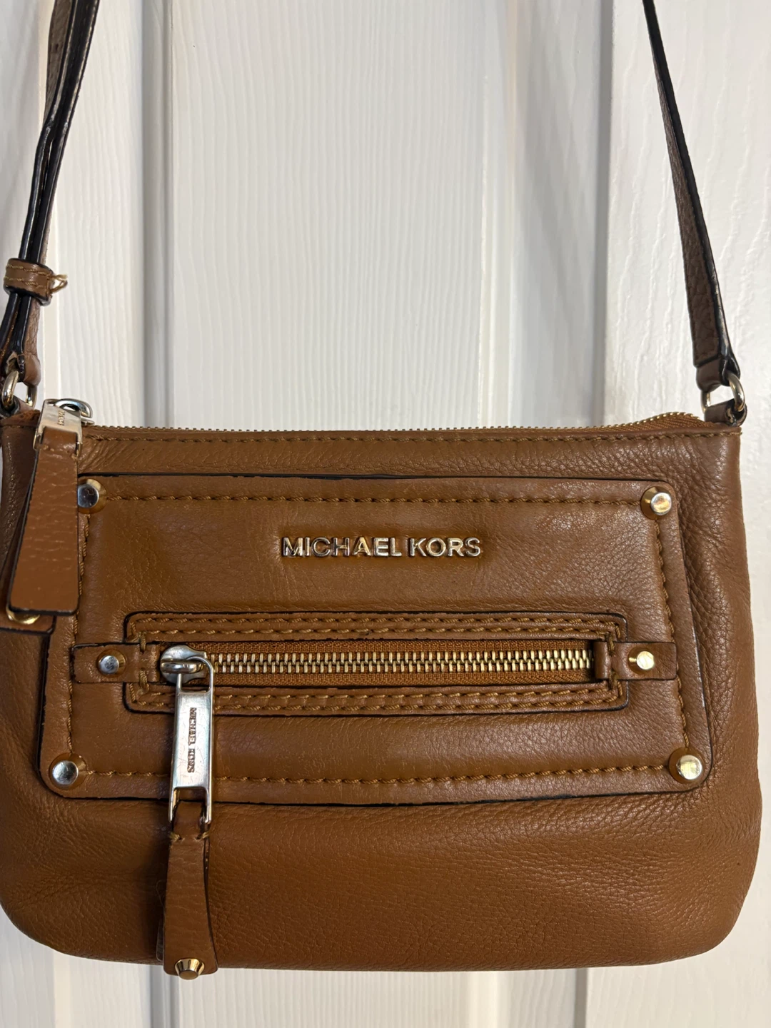 Michael Kors “Gilmore” Pebbled Leather Crossbody Bag - photo 2