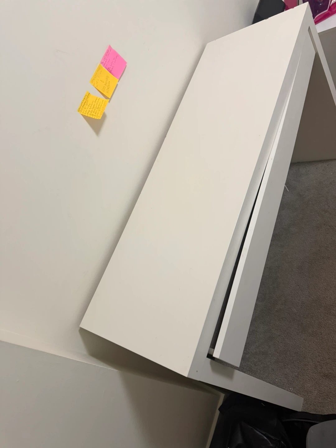 White IKEA MALM Desk - photo 2