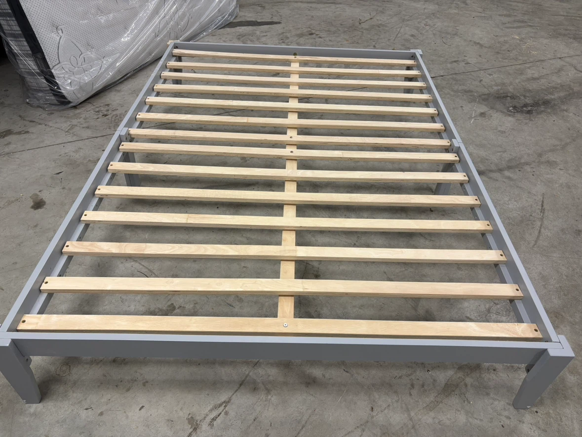 Grey bed frame - photo 2