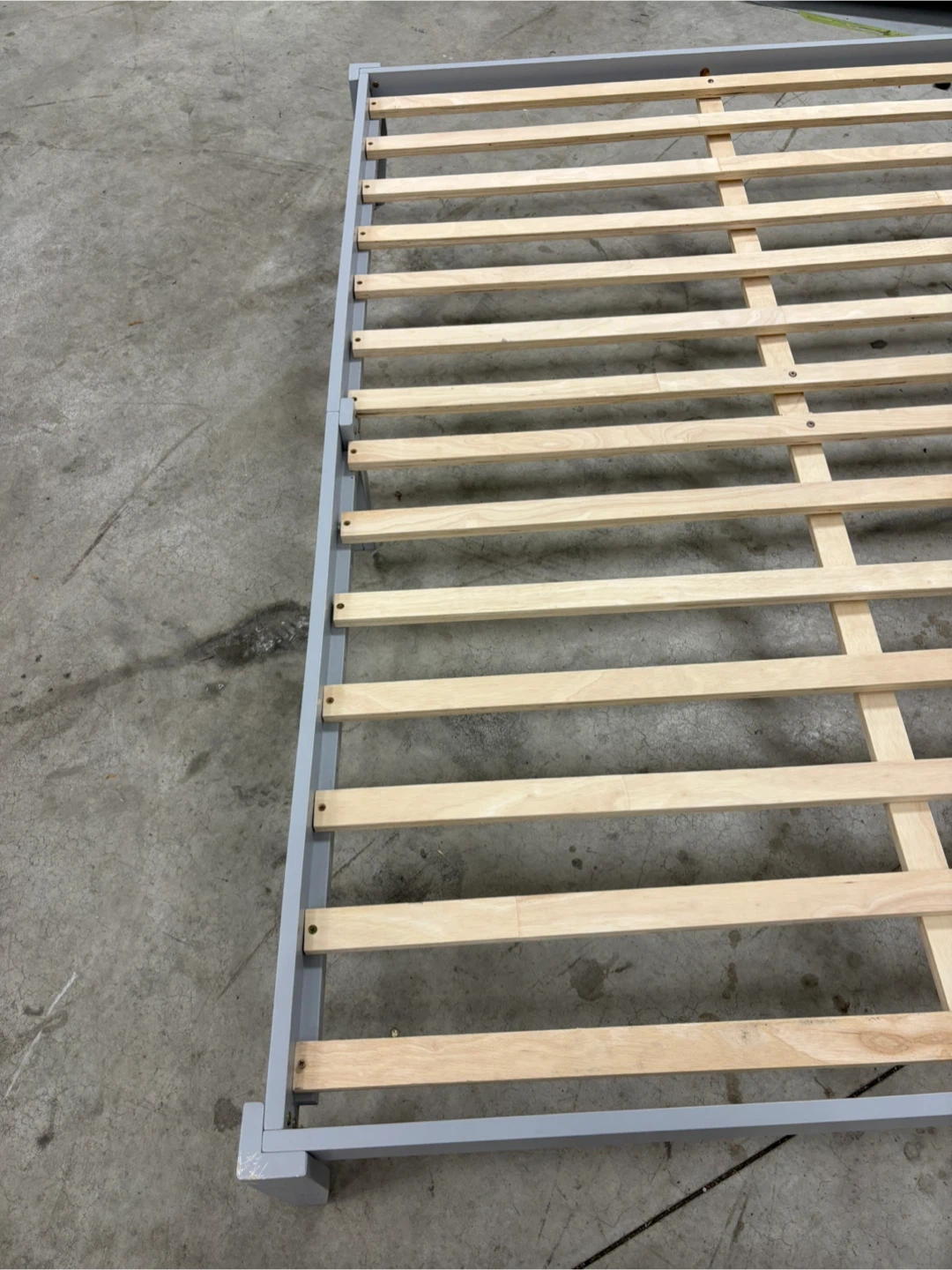 Grey bed frame - photo 3