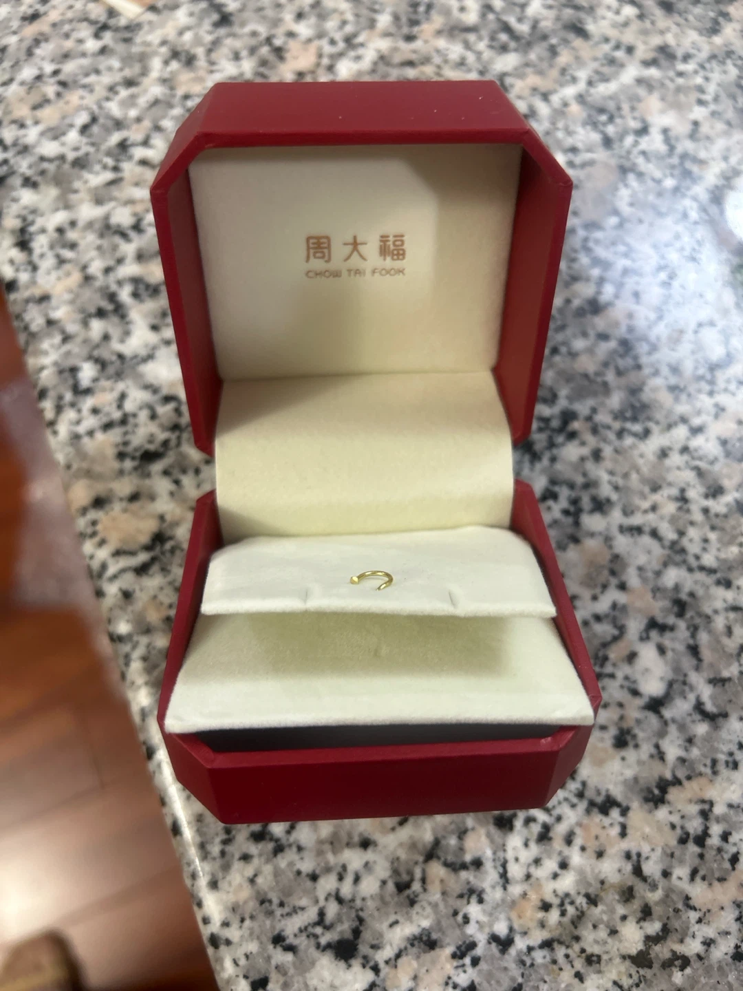 Chow Tai Fook Gold Earring Box