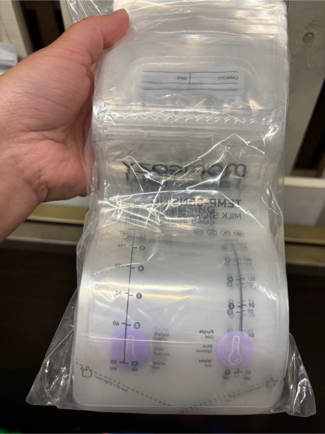 Momcozy Breastmilk Storage Bags 50ct