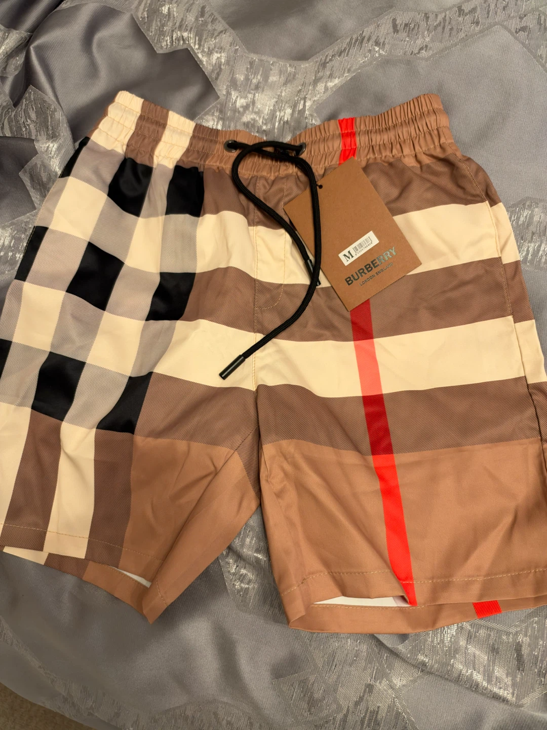 Burberry Check Swim Shorts