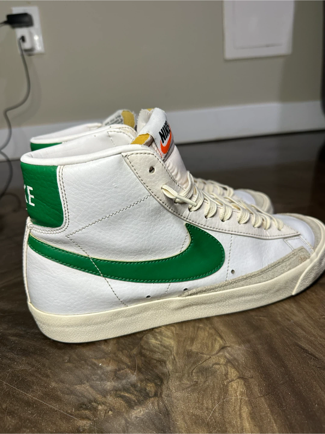 Nike Blazer Mid 77 Vintage White and Green - photo 2