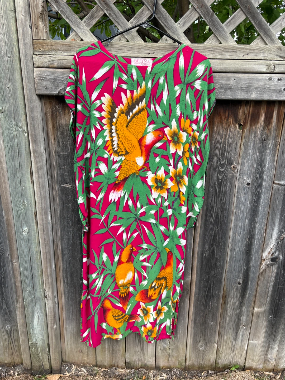 Belina Collection Tropical Print Caftan