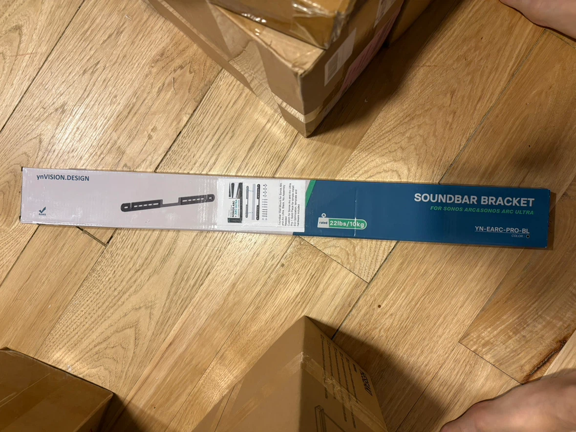 ynVISION Soundbar Wall Mount for Sonos Arc and Arc Ultra - photo 2