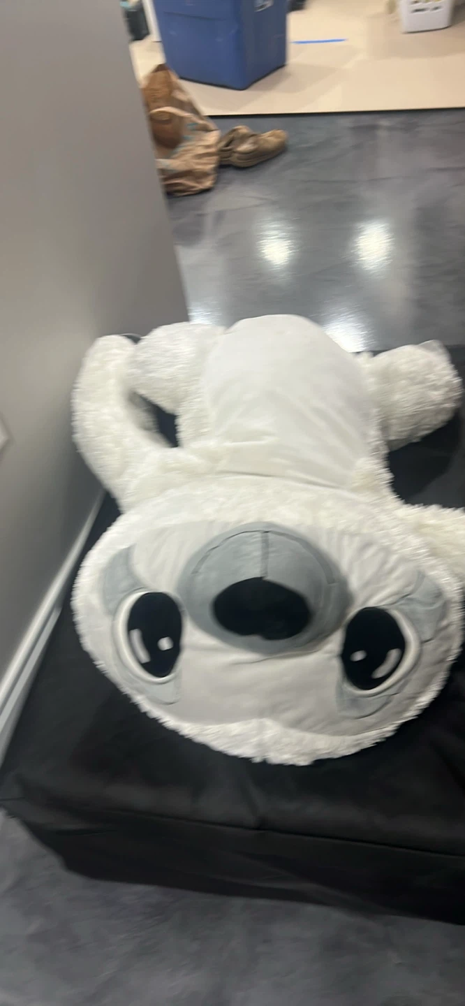 Large White Sloth Plush Toy - photo 2