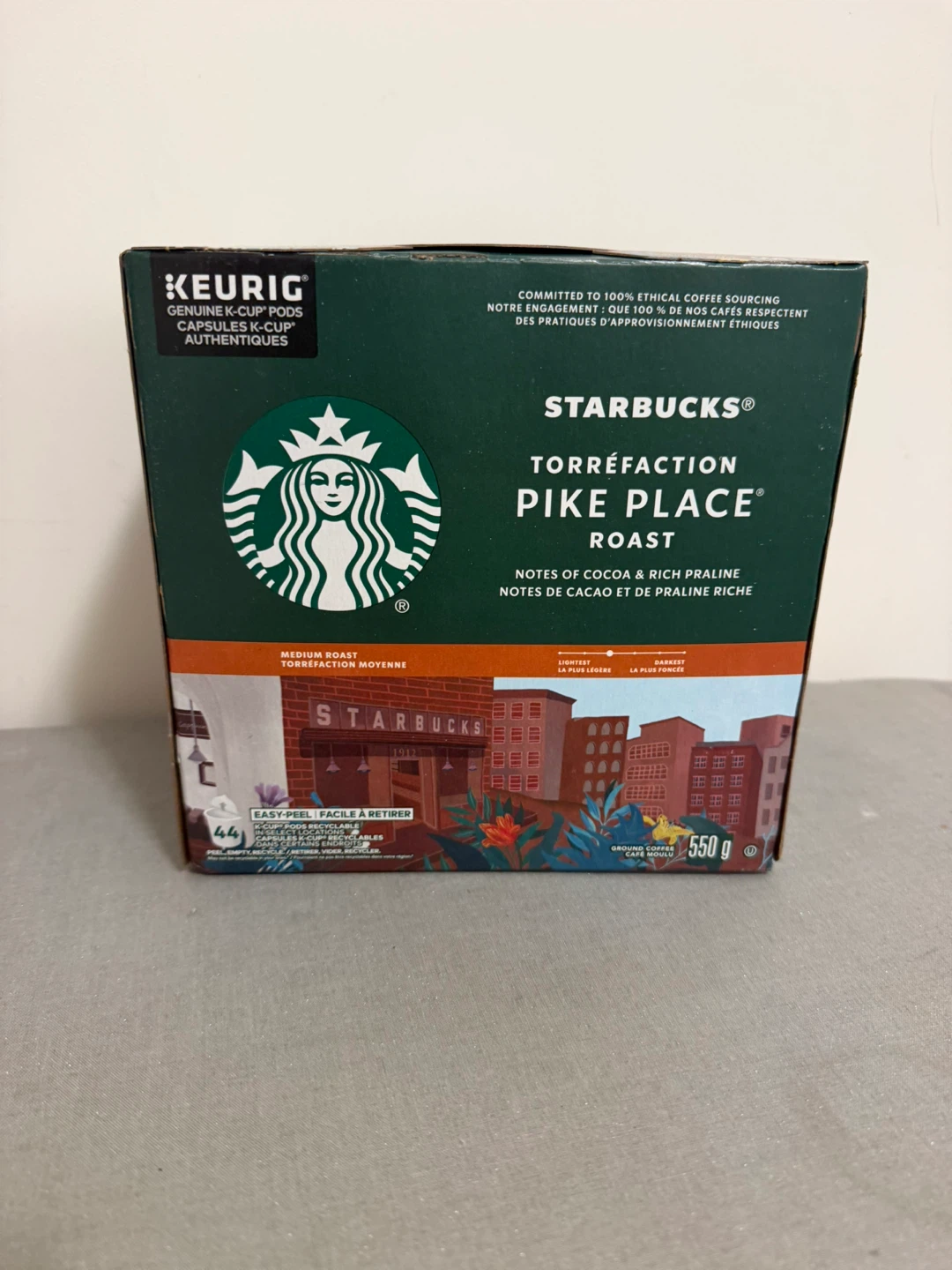 Starbucks Pike Place Roast K-Cup Pods 44 Count