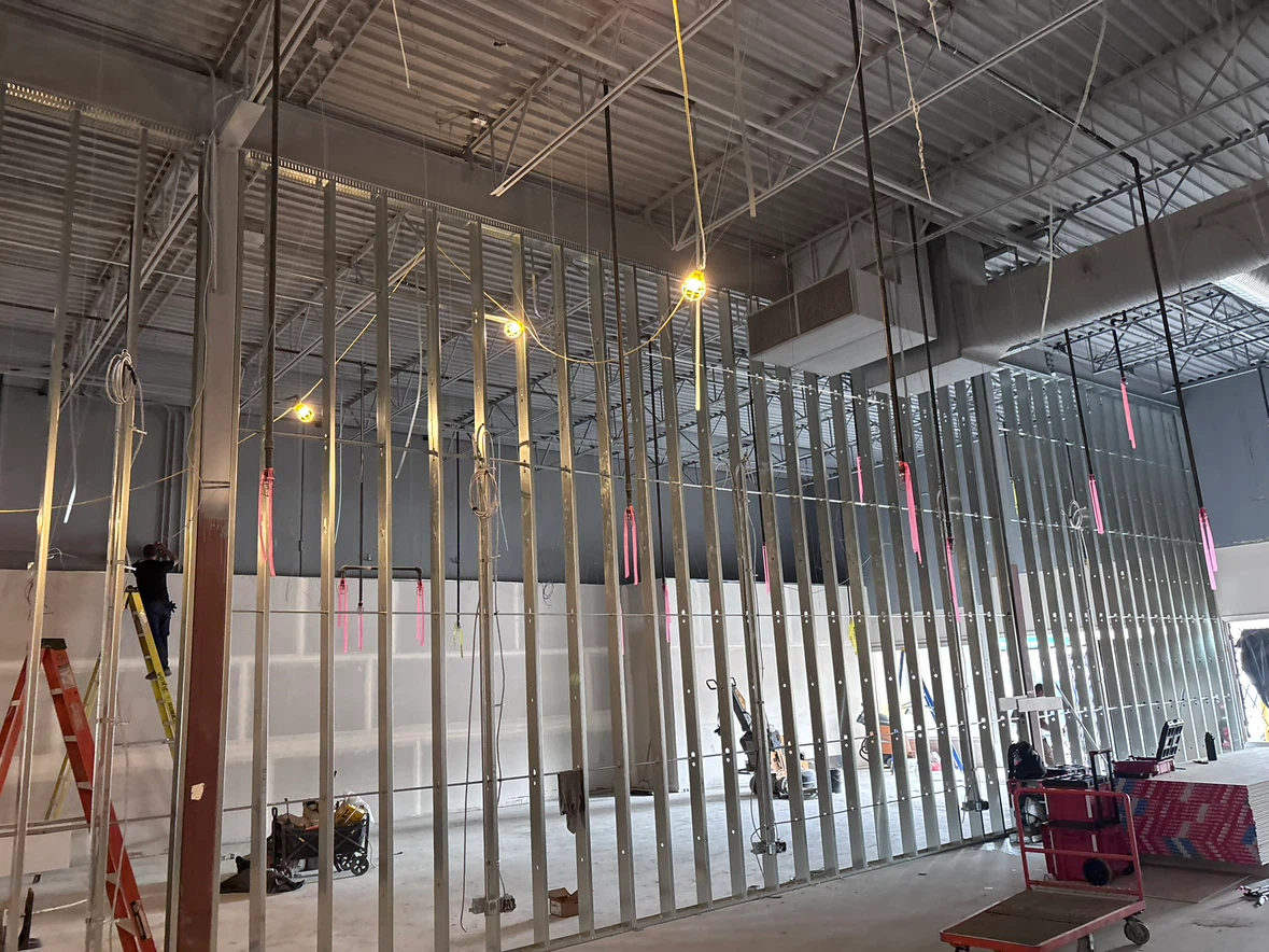 Steel framing ,T bar Grid , Drywall - photo 5