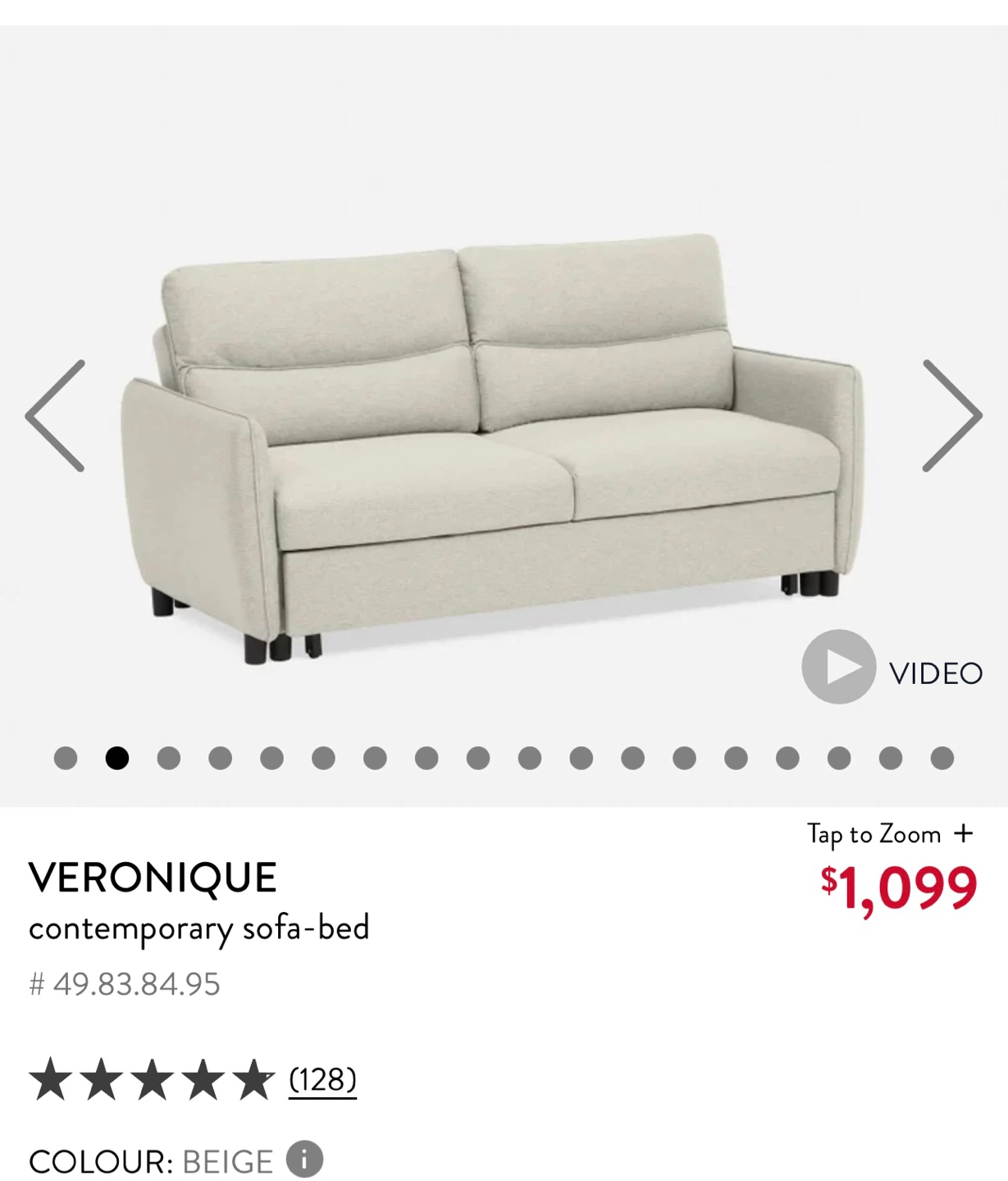 Structube VERONIQUE Sofa Bed - photo 2