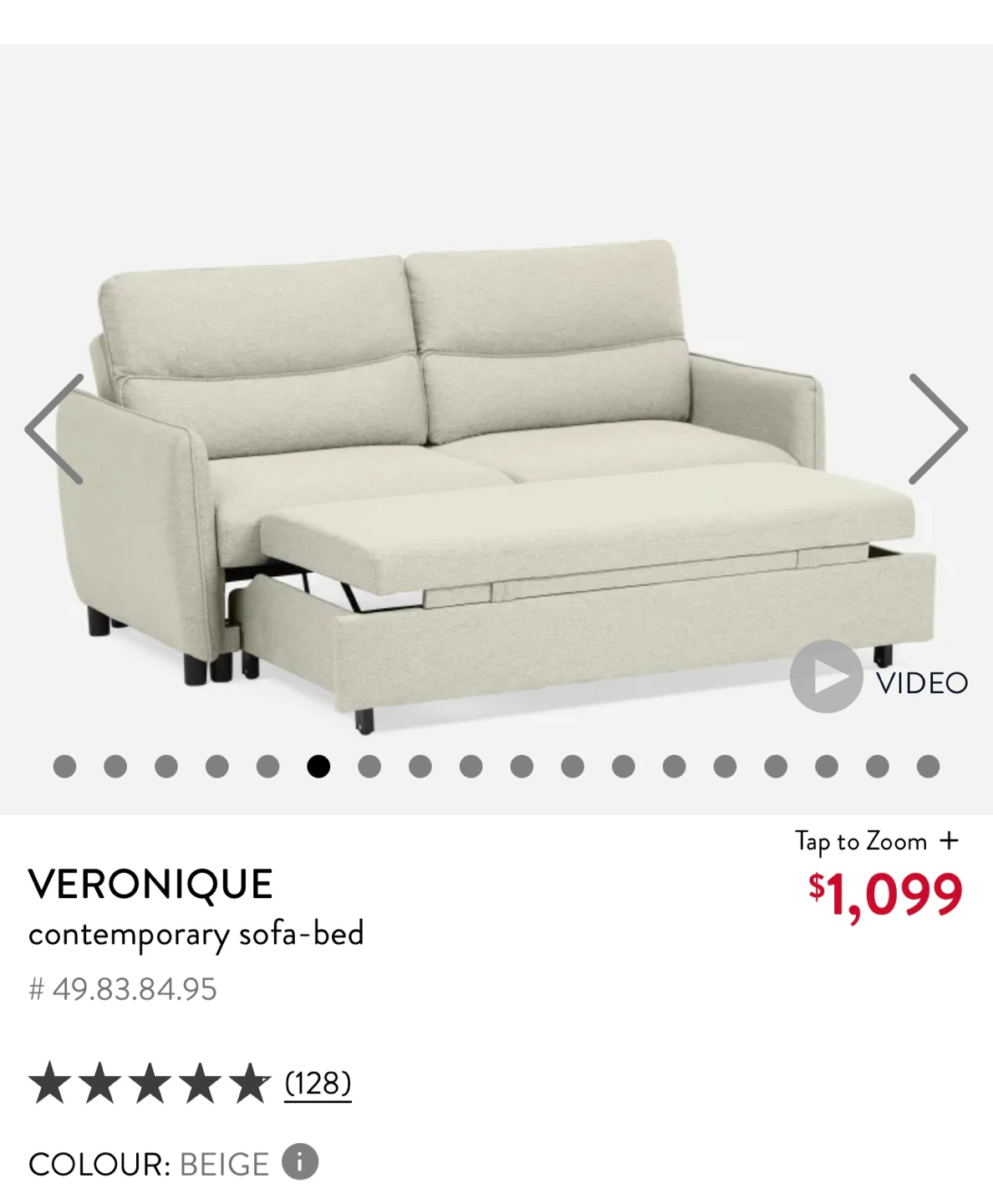 Structube VERONIQUE Sofa Bed - photo 3