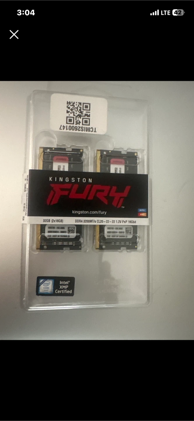 Kingston FURY Impact 32GB (2x16GB) DDR4 3200MHz RAM