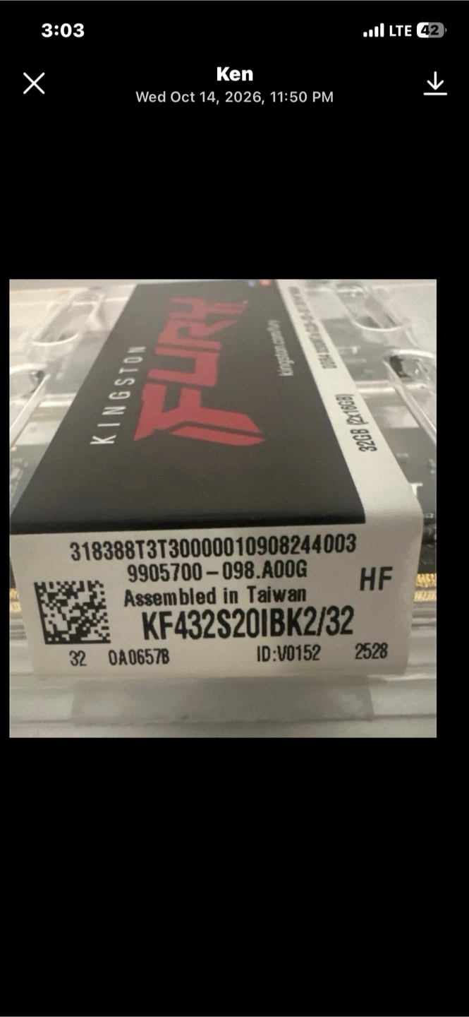 Kingston FURY Impact 32GB (2x16GB) DDR4 3200MHz RAM - photo 2