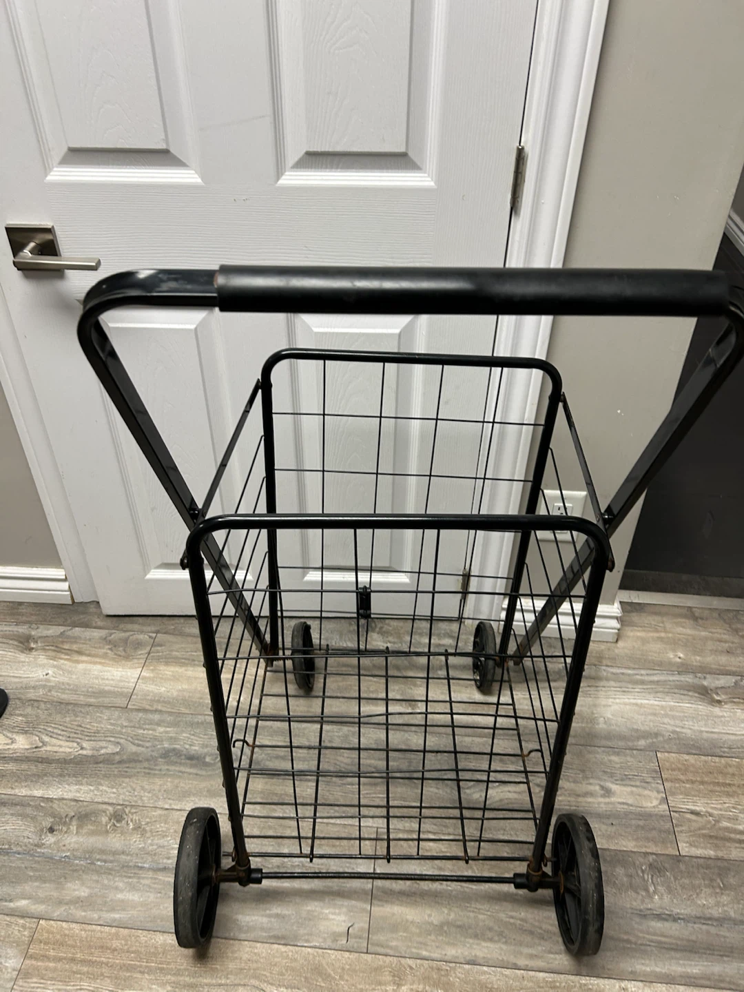 Collapsible Metal Shopping Cart - photo 2
