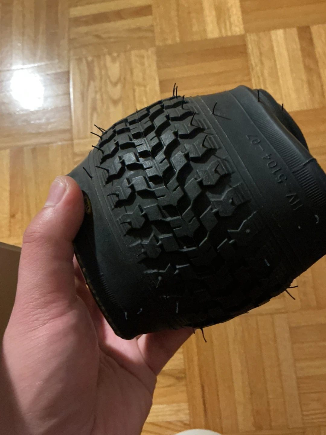 Brand New 16” size MTB tire. Cash or trade