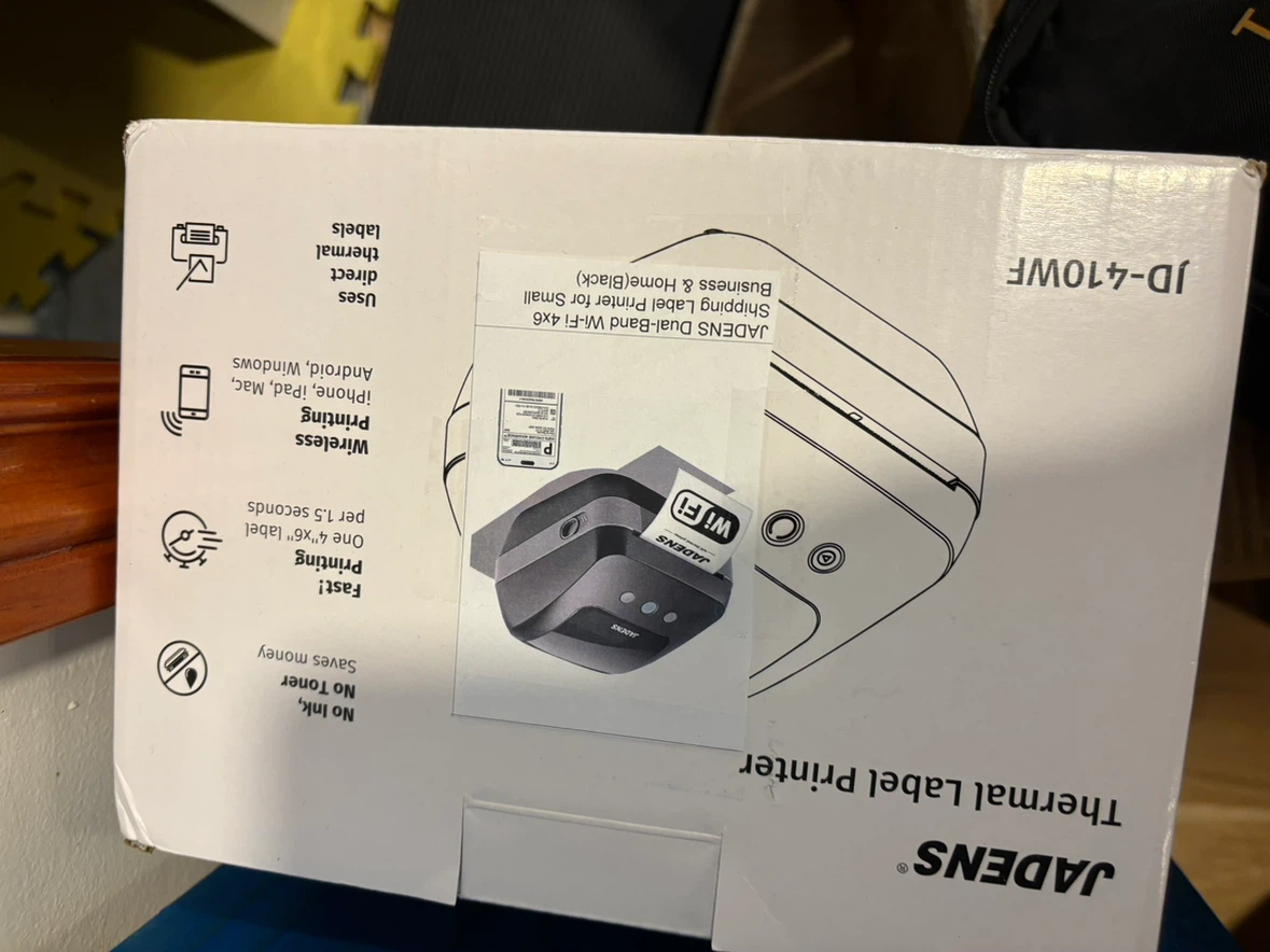 Jadens JD-410WF Dual-Band Wi-Fi Thermal Label Printer - photo 2