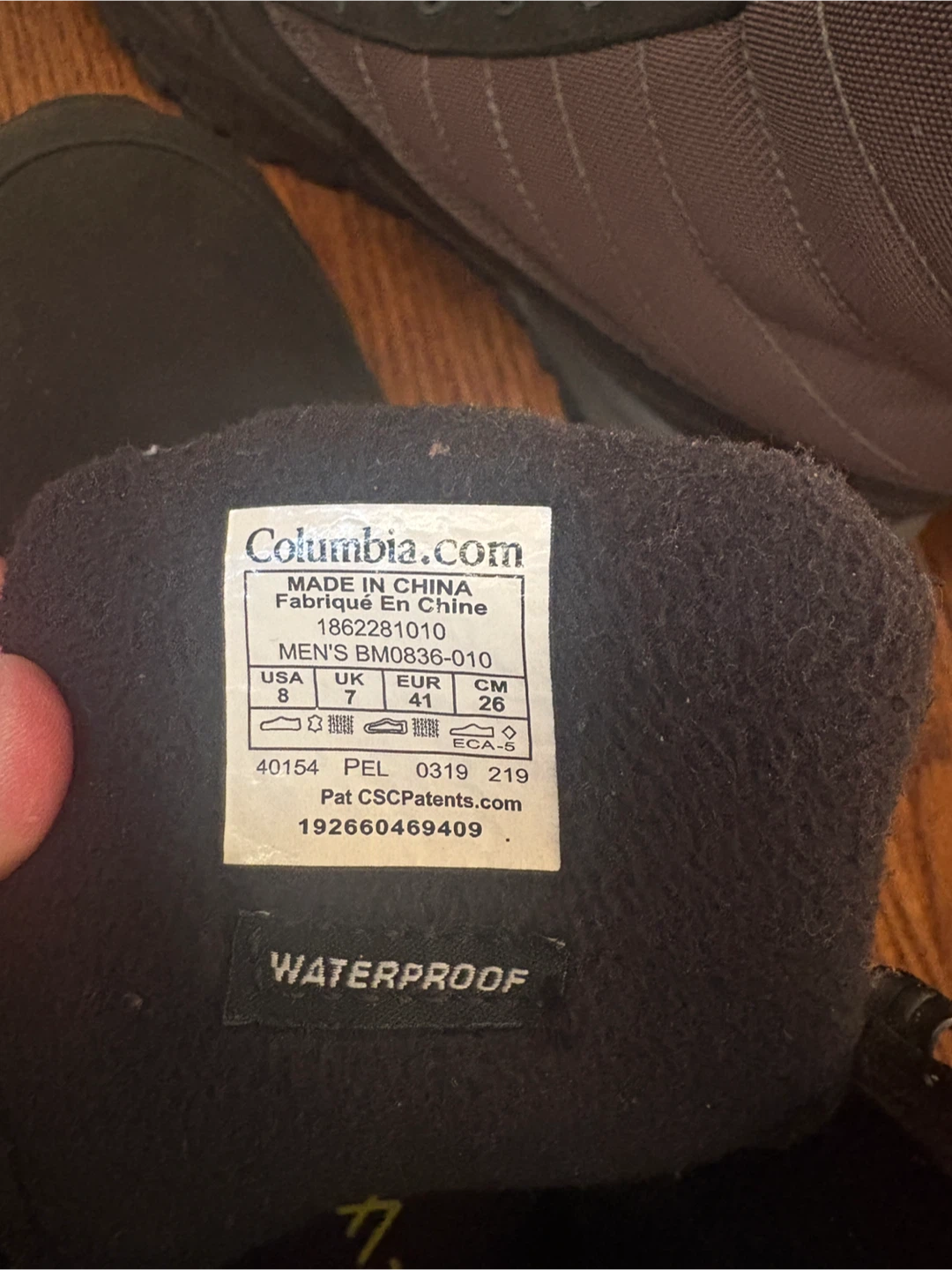 Columbia Men's winter Boots size 8 - photo 4