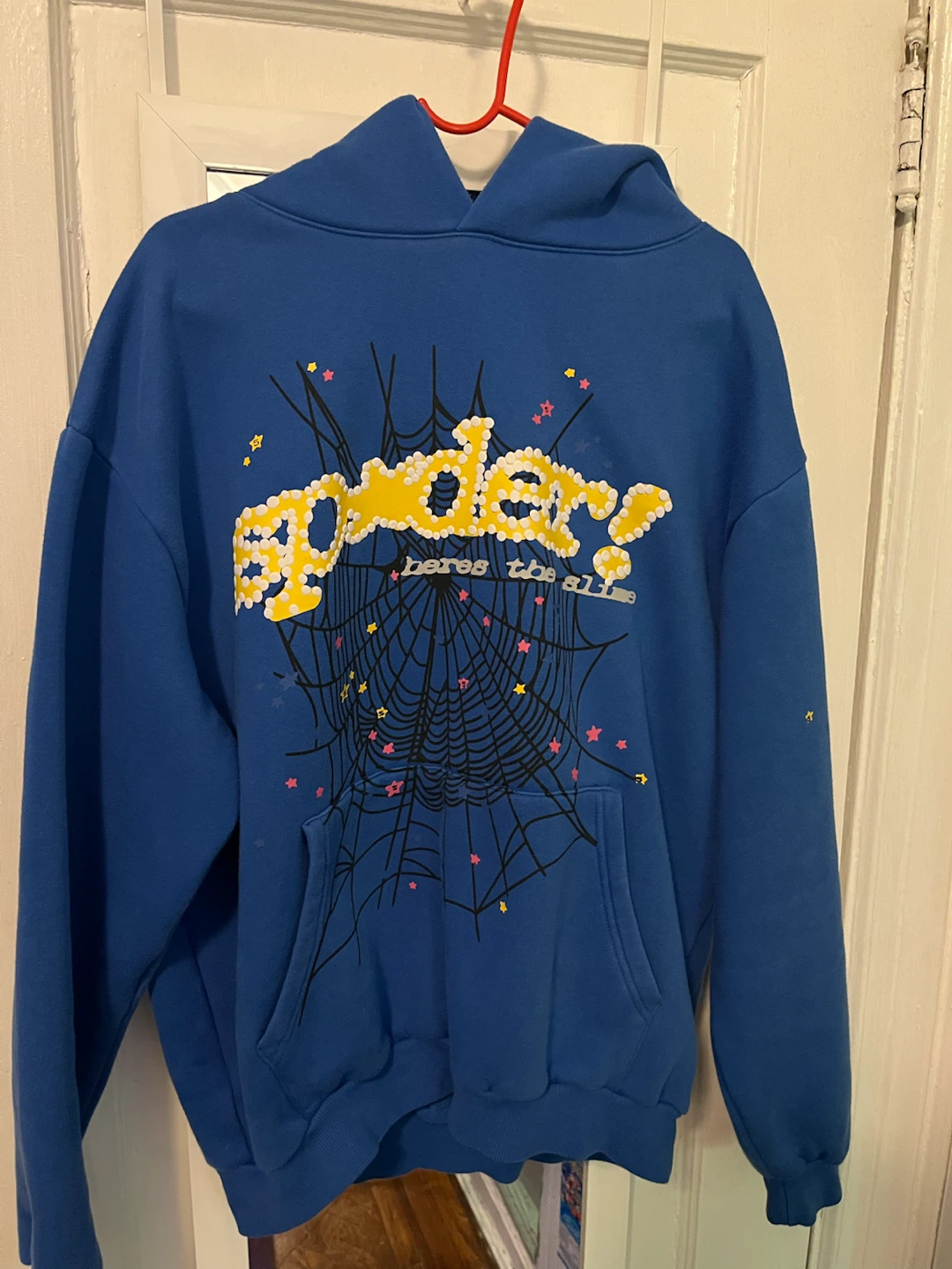 SP5DER Blue Hoodie
