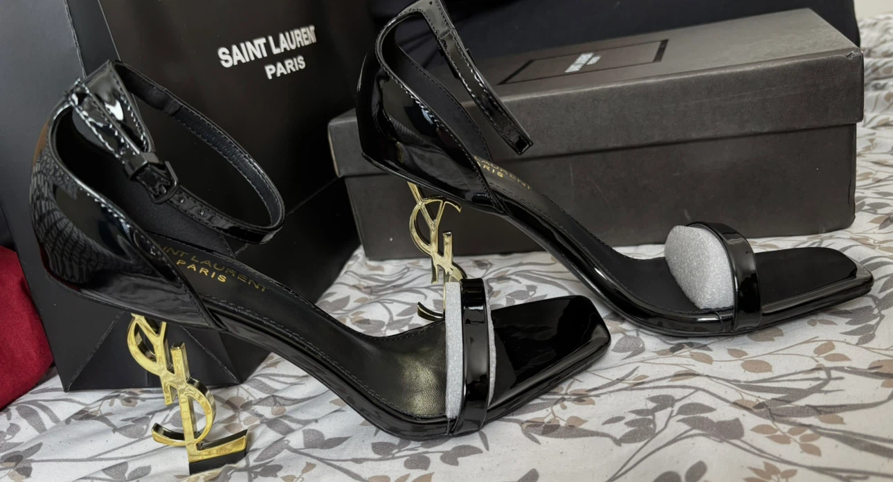 Saint Laurent Opyum Heels - Black