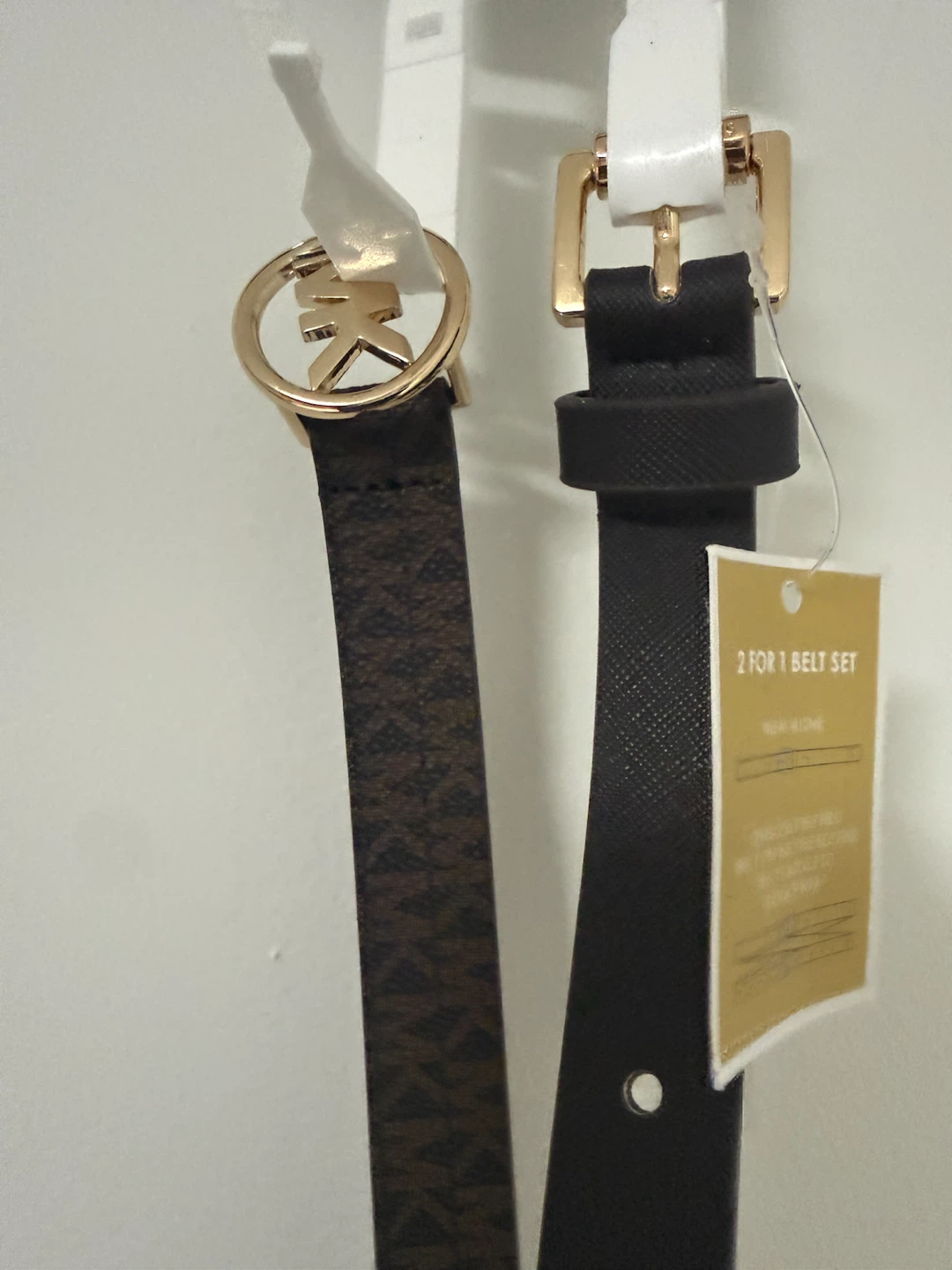 Michael Kors 2 for 1 Belt Set
