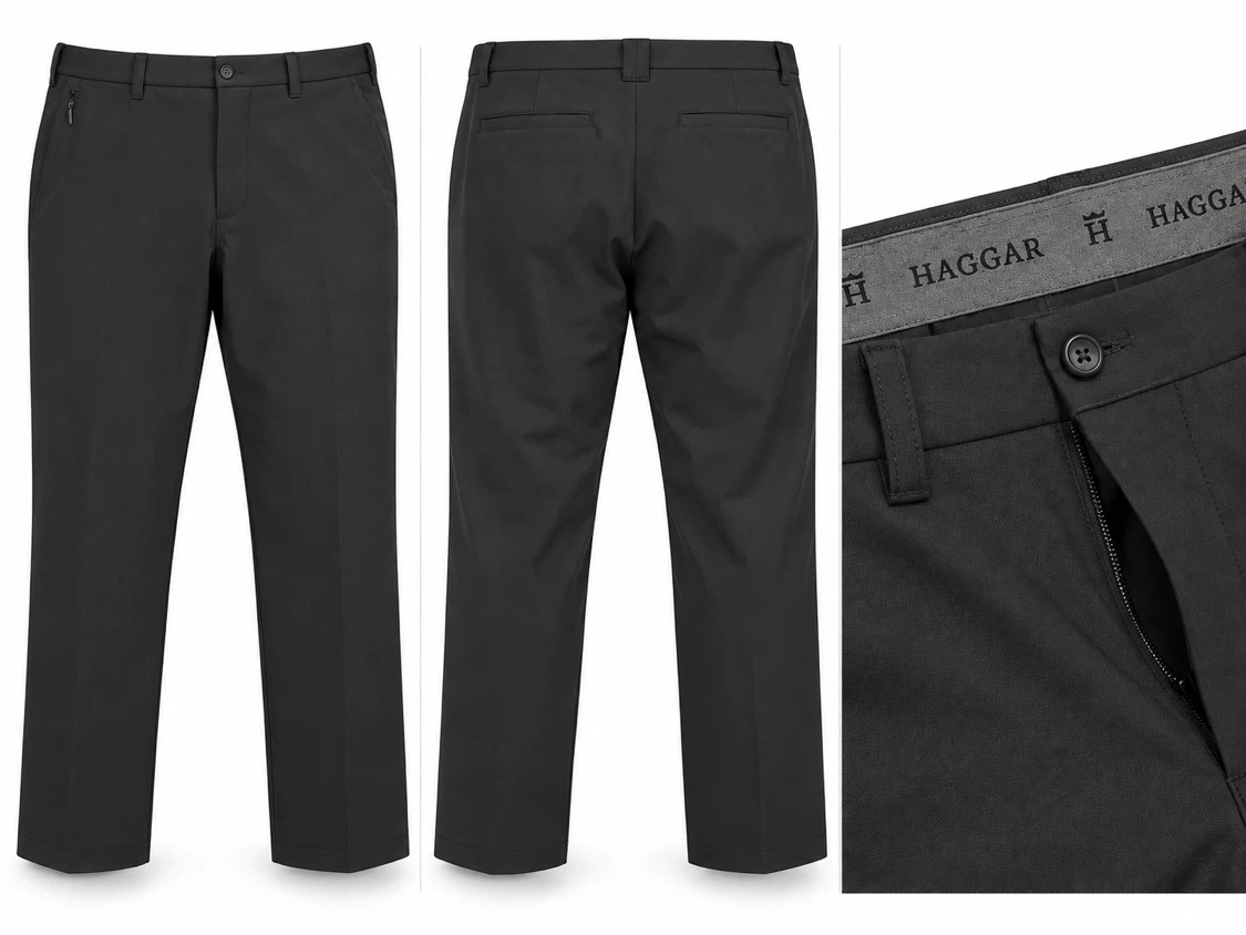 Haggar Grey Performance Pants
