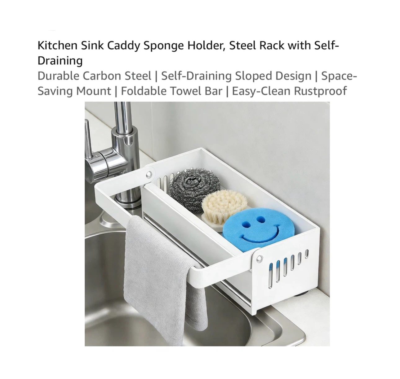 Brand new Kitchen Sink Caddy Sponge Holder