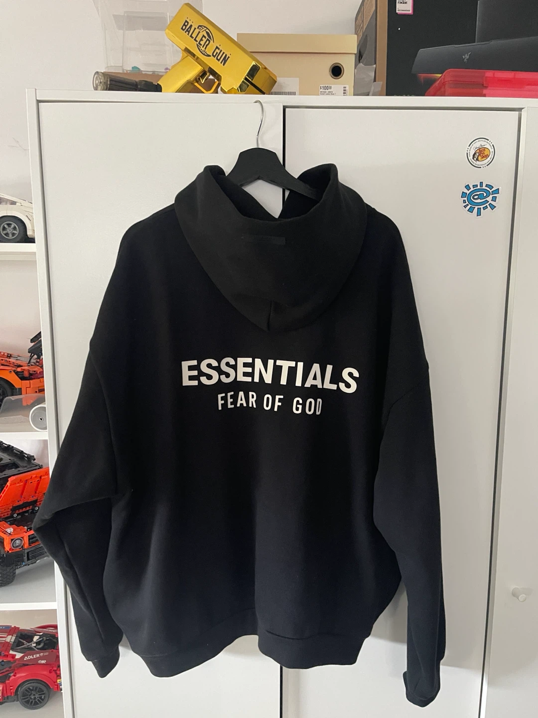 Essentials Fear of God Black Hoodie - photo 2