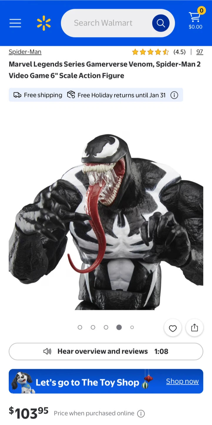 Marvel Legends Venom Action Figure - photo 2