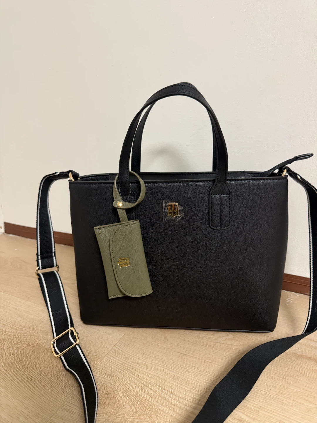 Tommy Hilfiger Black Tote Bag