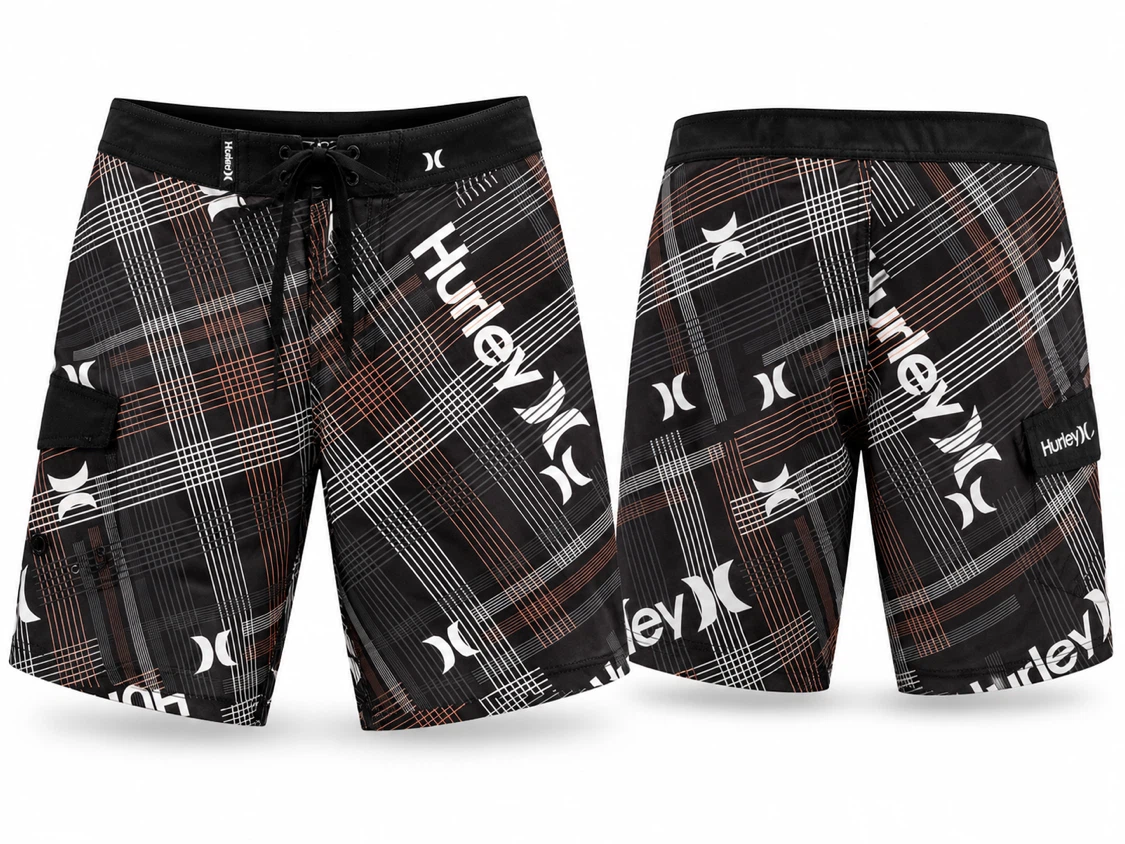 Hurley Plaid Boardshorts