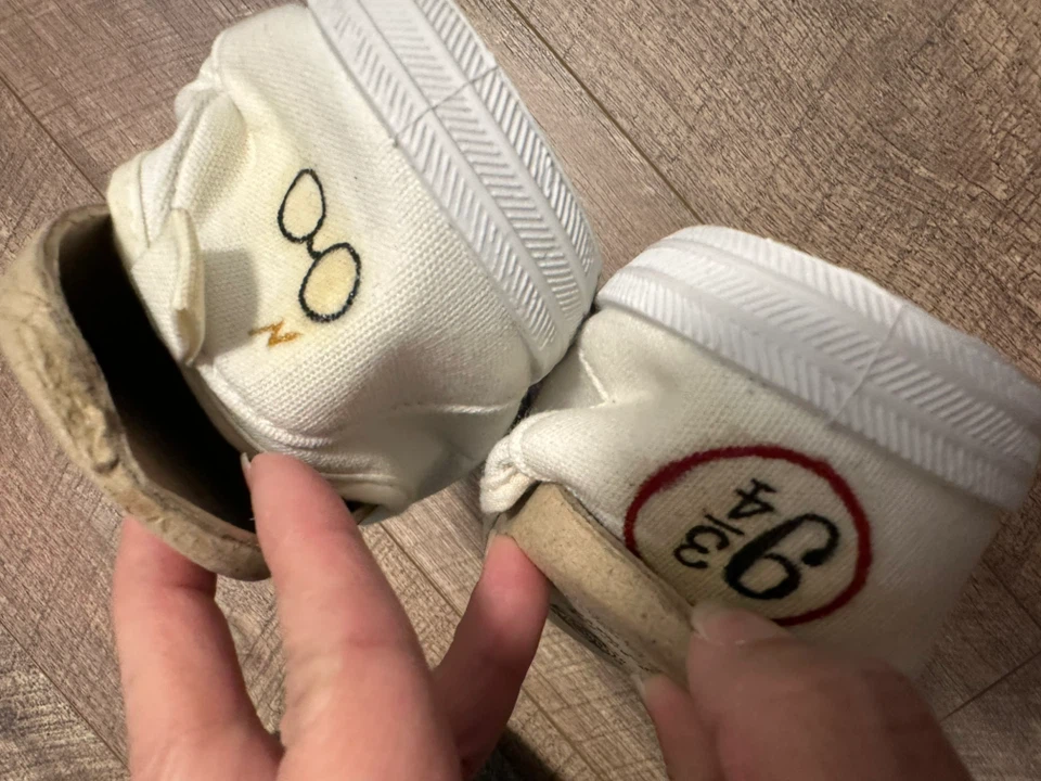 Handpainted Harry Potter Theme Slip-on Shoes Size 7 - photo 4