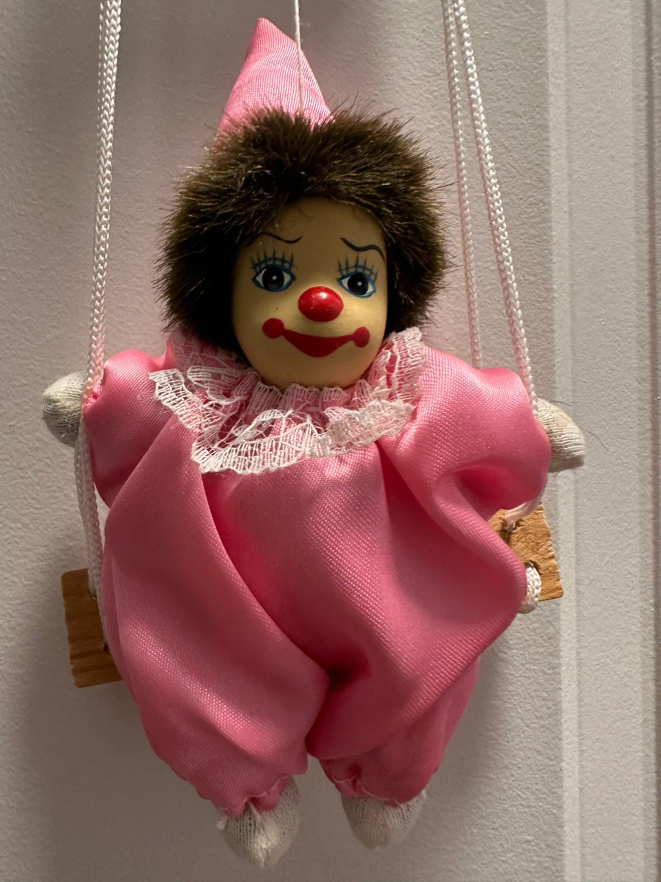 Vintage Lidco Clown Doll on Swing - photo 2