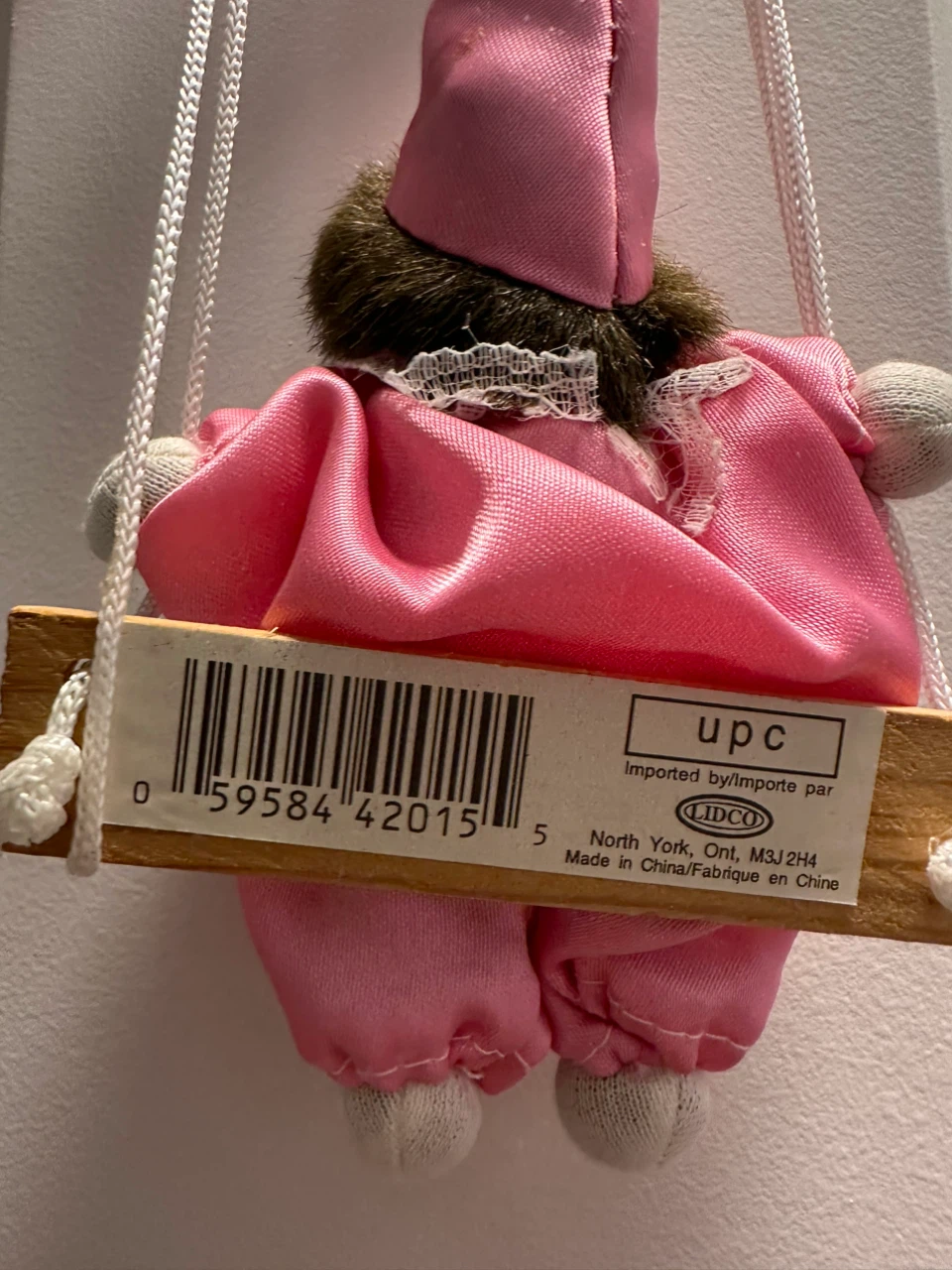 Vintage Lidco Clown Doll on Swing - photo 5