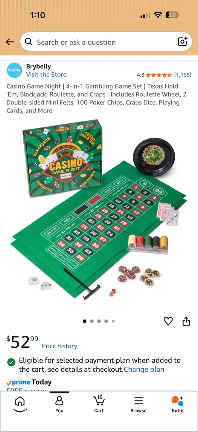 Casino Game Night 4 in 1 Set - photo 3