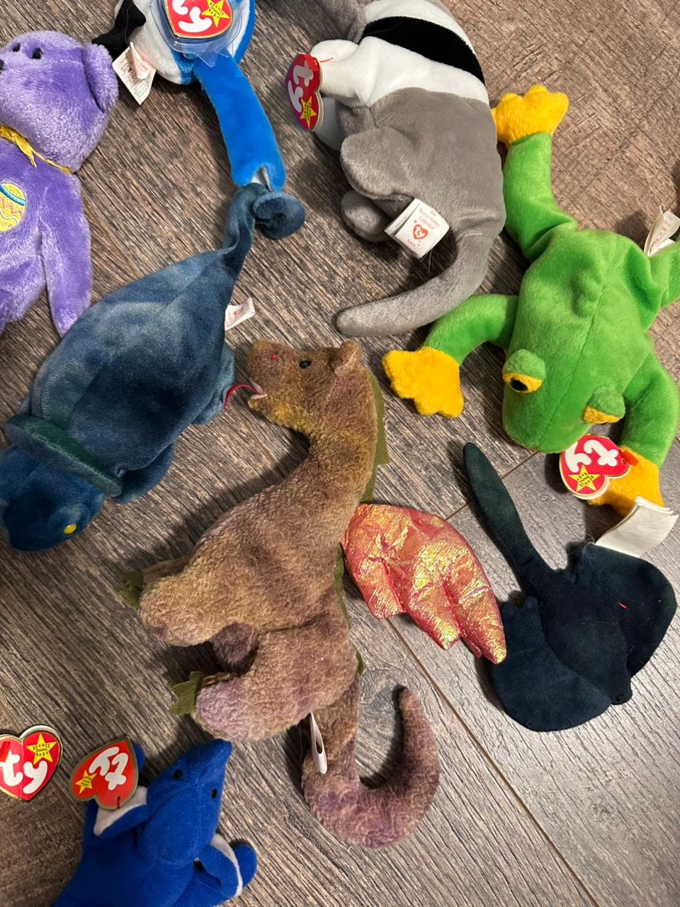 Collection of 9 Ty Beanie Babies Plush Toys - photo 3