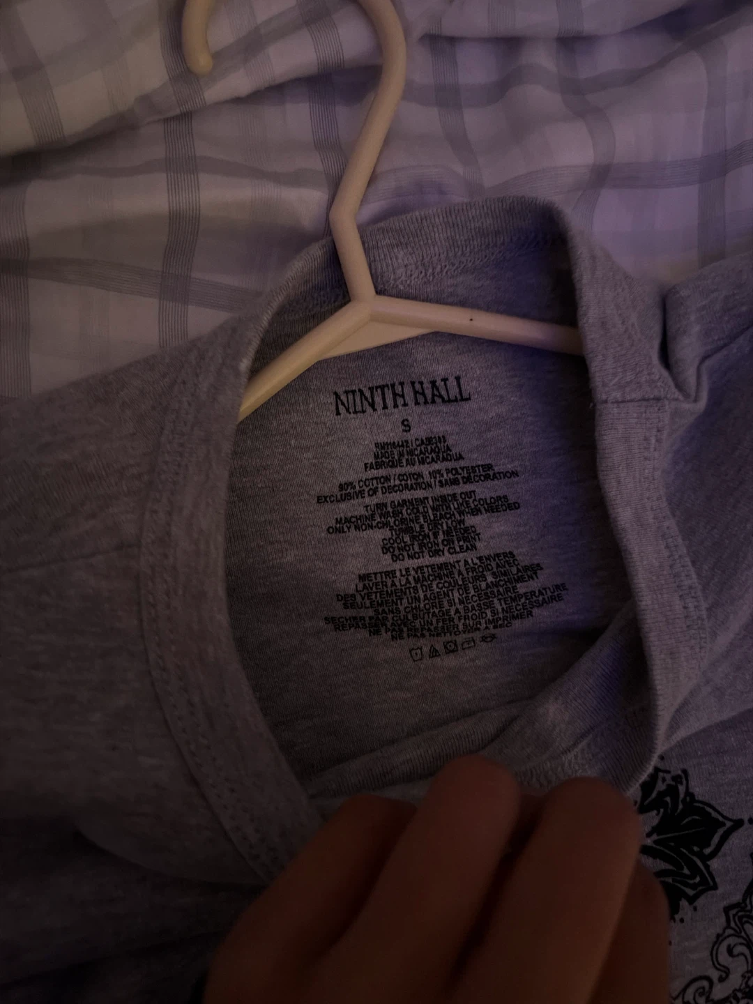 Ninth Hall Grey Cross Graphic T-Shirt - photo 3