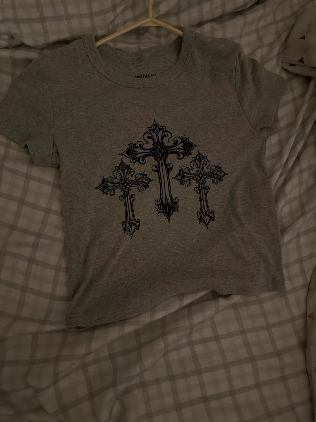 Ninth Hall Grey Cross Graphic T-Shirt - photo 4