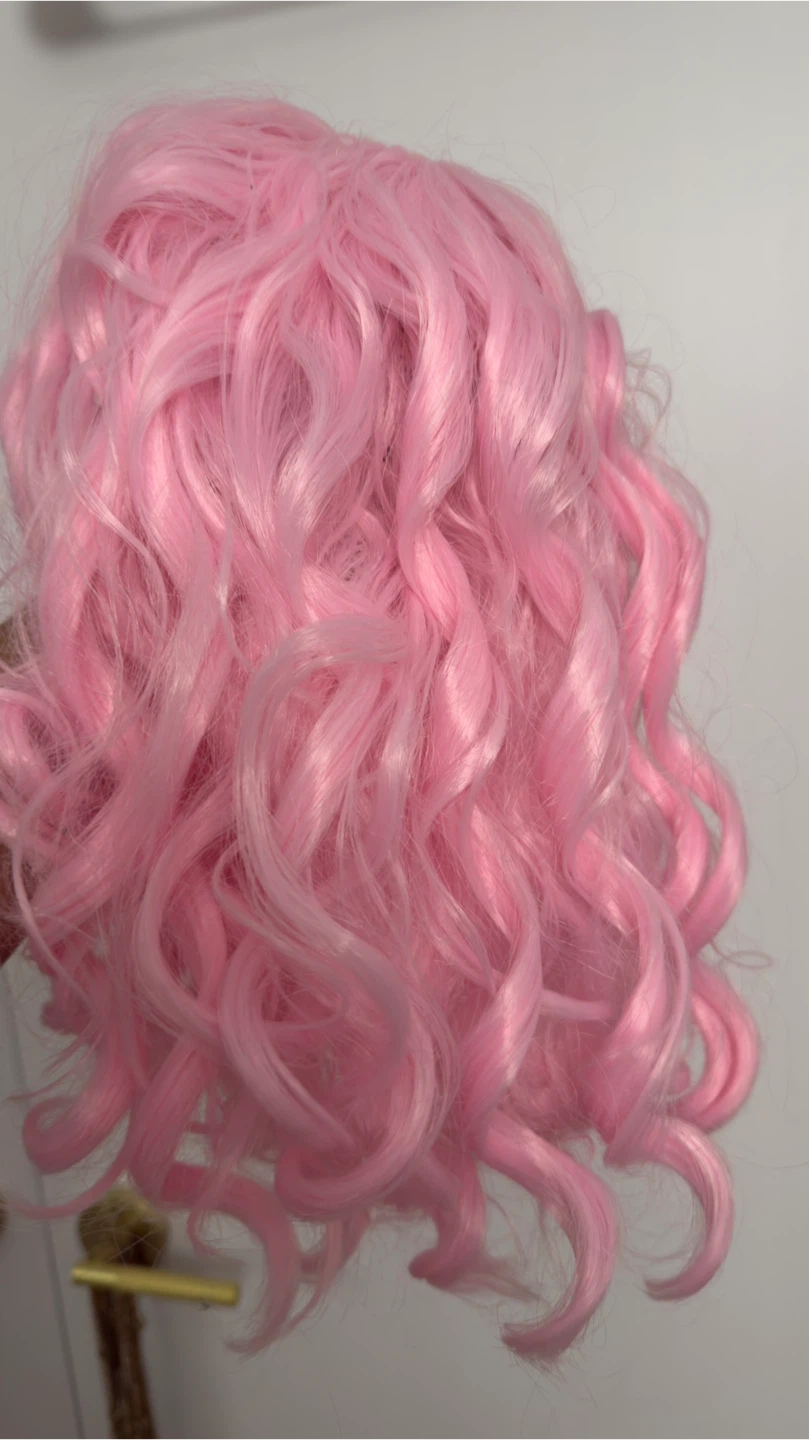 Halloween pink wig - photo 3