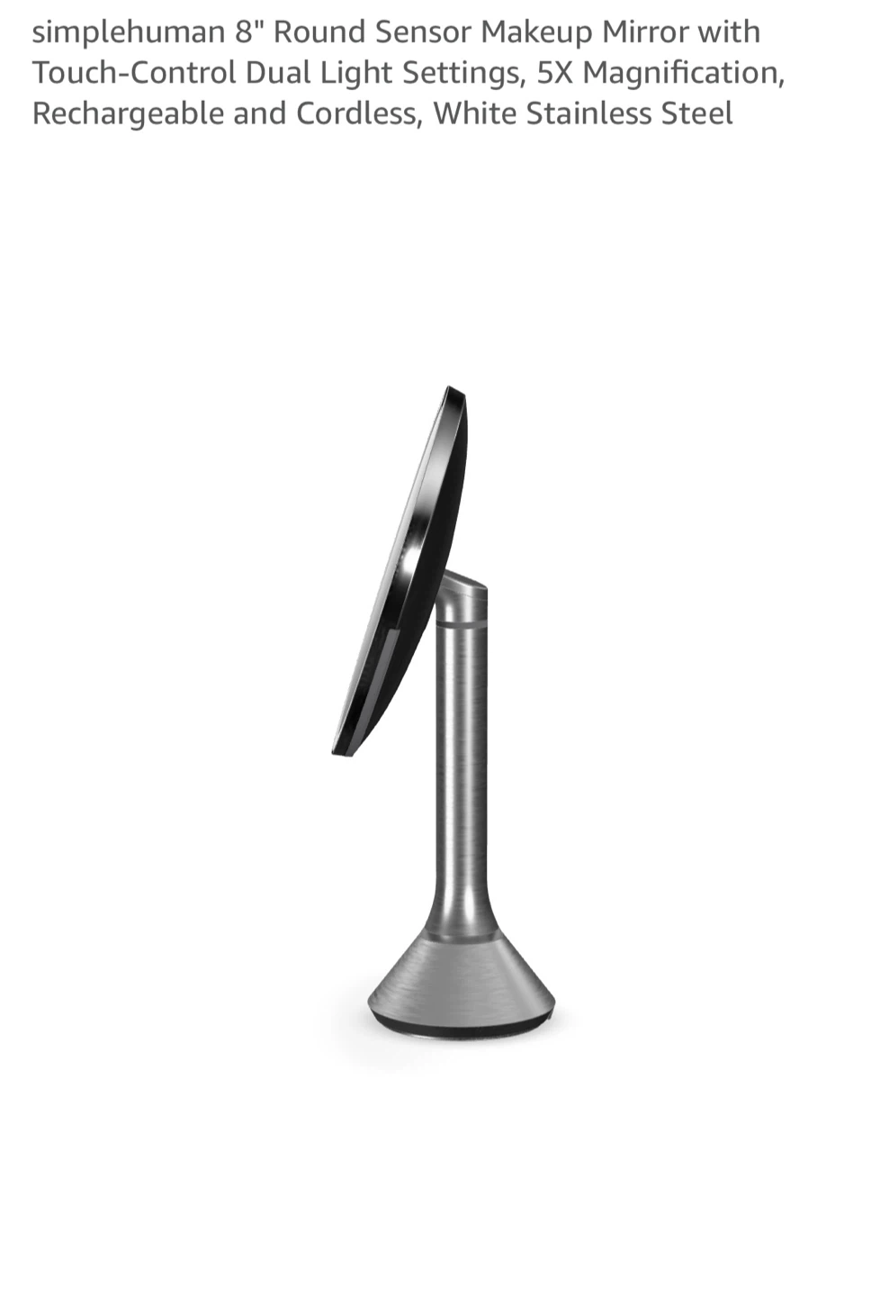 simplehuman 8" Sensor Mirror - photo 5